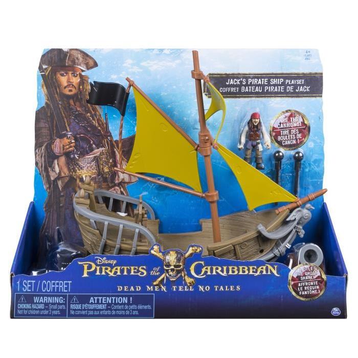 PIRATE DES CARAIBES Playset Bateau Jack Sparrow