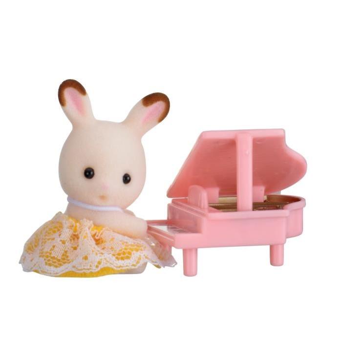 SYLVANIAN 5202 - Valisette Bébé Lapin + Piano