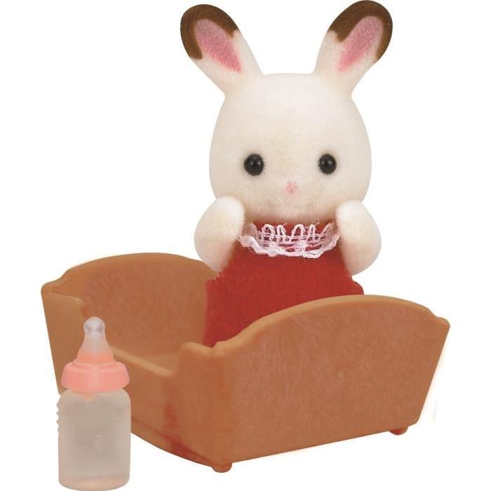 SYLVANIAN FAMILIES 3410 Bébé Lapin Chocolat