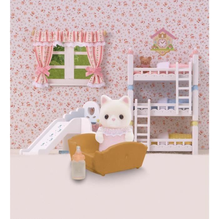 SYLVANIAN FAMILIES 3417 Bébé Chat Soie