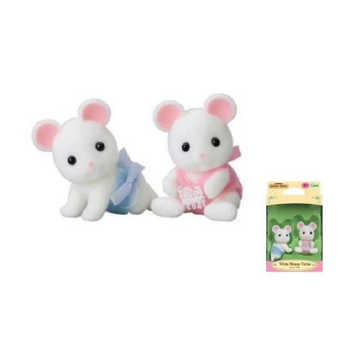 SYLVANIAN FAMILIES 3221 Jumeaux Souris Blanche