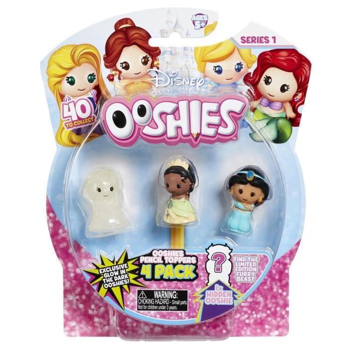 DISNEY PRINCESSES Ooshies Pack De 4 - Mix 2