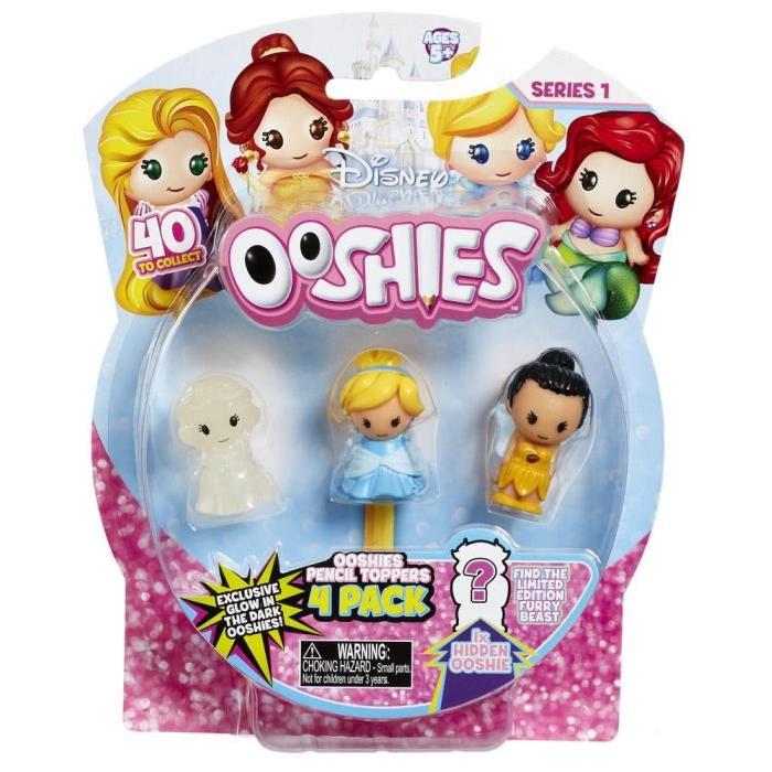 DISNEY PRINCESSES Ooshies Pack De 4 - Mix 3