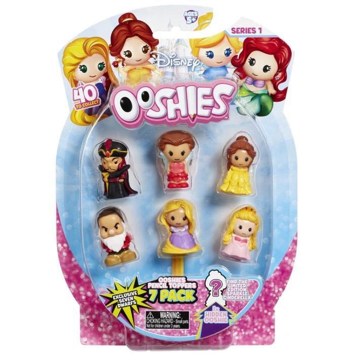 DISNEY PRINCESSES Ooshies Pack De 7 - Mix 2