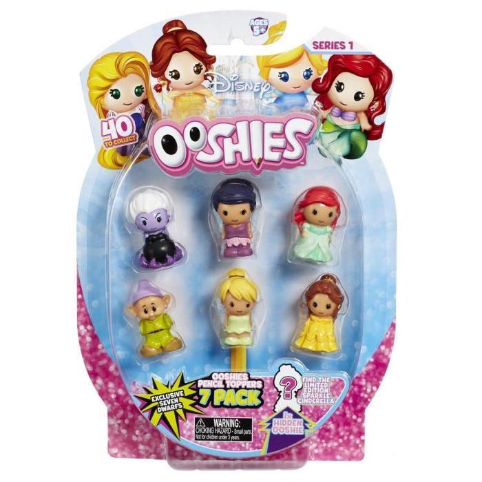 DISNEY PRINCESSES Ooshies Pack De 7 - Mix 3