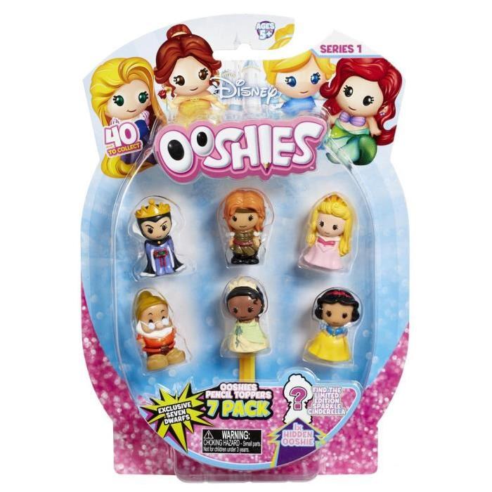 DISNEY PRINCESSES Ooshies Pack De 7 - Mix 4