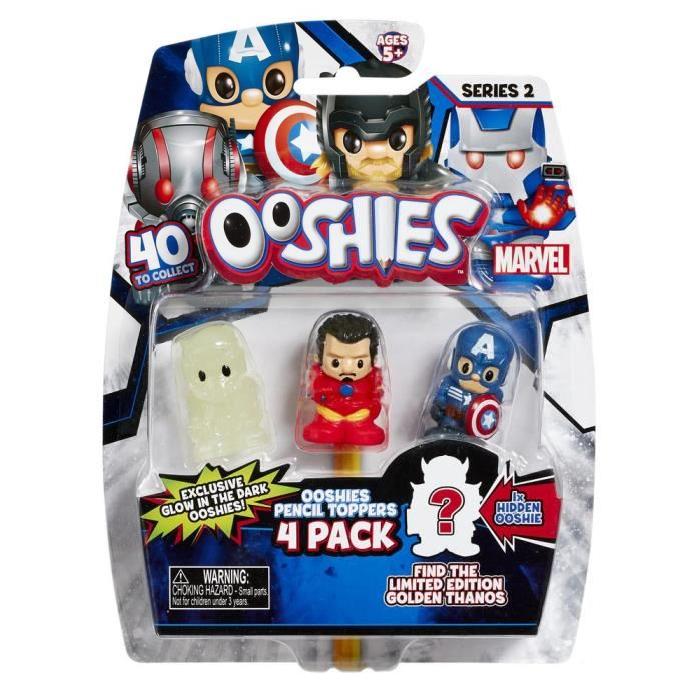 MARVEL Ooshies Pack De 4 - Mix 1