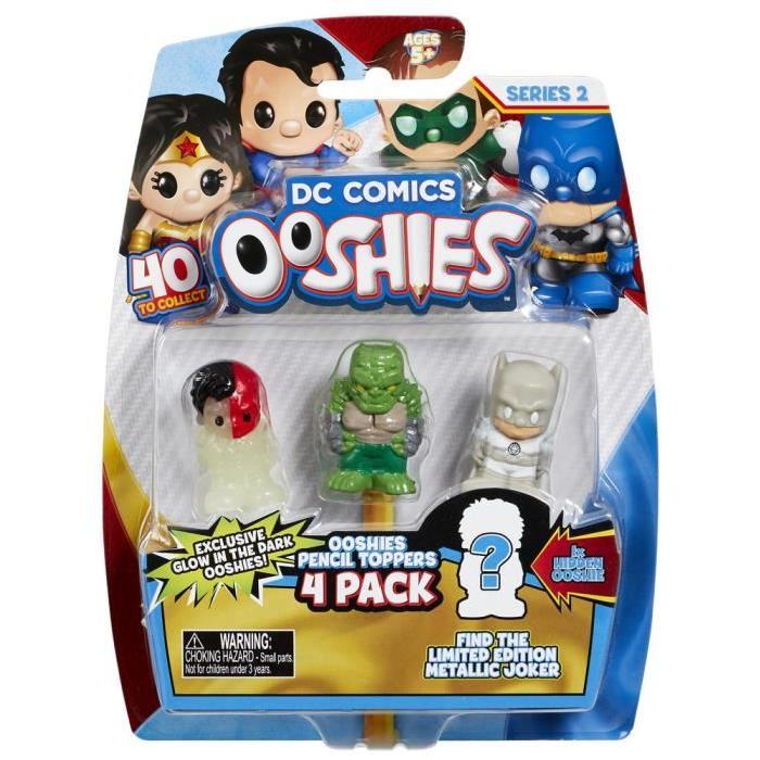 DC COMICS Ooshies Pack De 4 - Mix 3