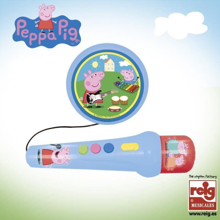 PEPPA PIG Micro a Main avec Ampli et Rythmes