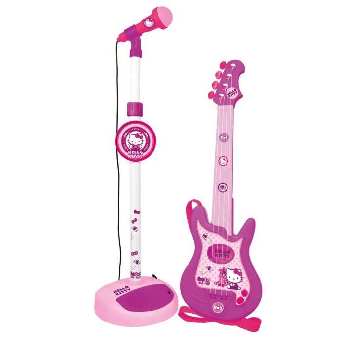 HELLO KITTY Guitare et Micro