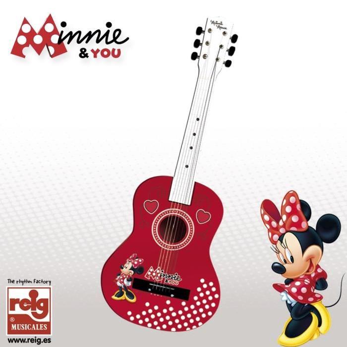 MINNIE Guitare en Bois Color 62,5 cm