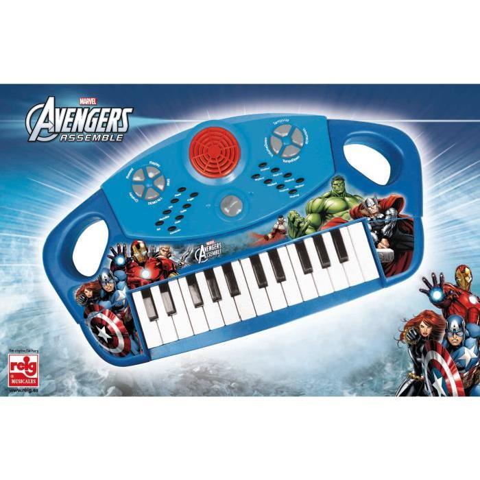 AVENGERS Piano électronique avec 25 touches - 8 mélodies démo - 8 instruments