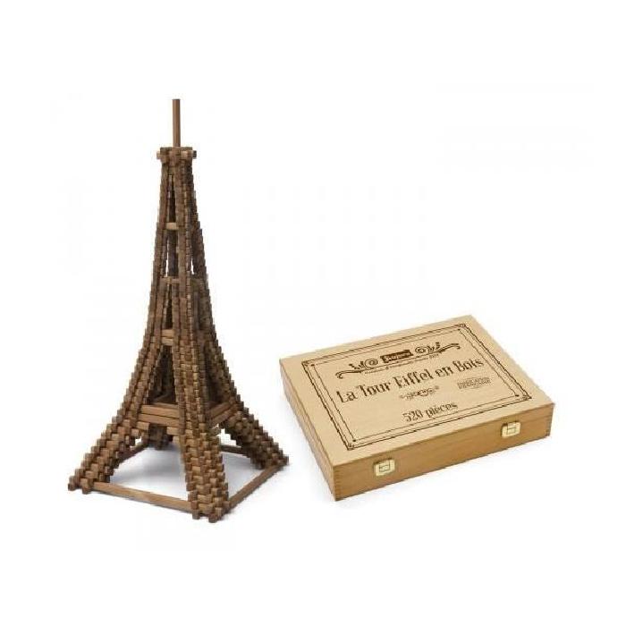 JEUJURA La tour Eiffel - 520 pieces - Coffret en bois
