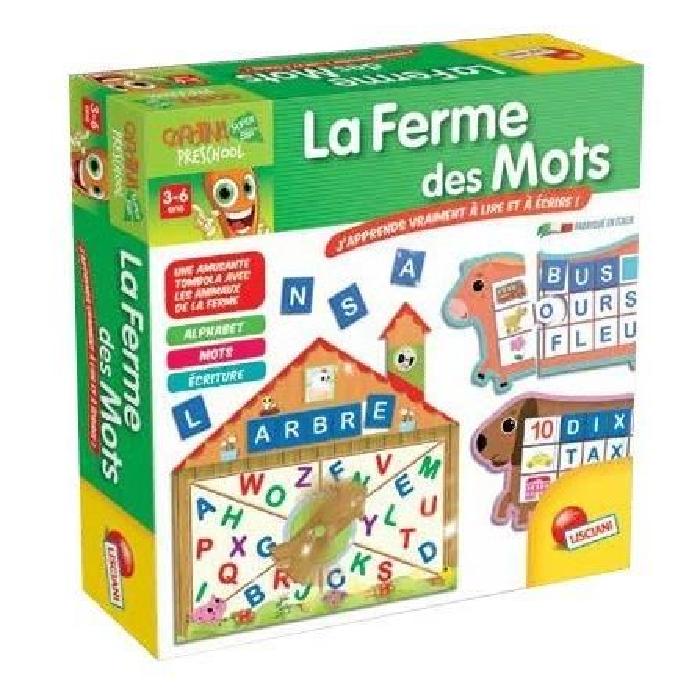 LISCIANI Carotina La Ferme de Mots - Jeu Educatif