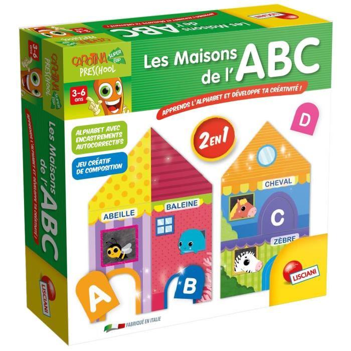 LISCIANI Carotina Les Petites Maisons de l'ABC - Jeu Educatif