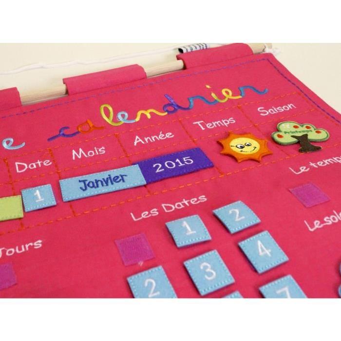 LUDI Panneau Calendrier Basic Rose