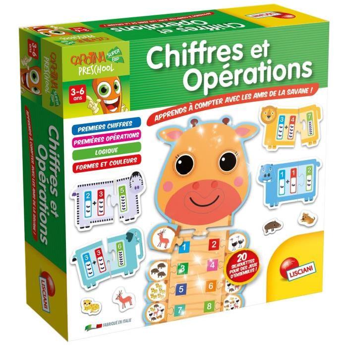 LISCIANI Carotina Chiffres et Opérations - Jeu Educatif