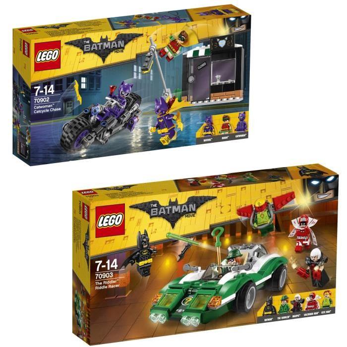 Pack LEGO Batman Movie - Catwoman et l'Homme mystere (8 figurines)