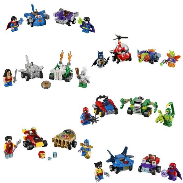 LEGO Super Heroes - 6 Mighty Micros (DC Comics + Marvel - 12 figurines)