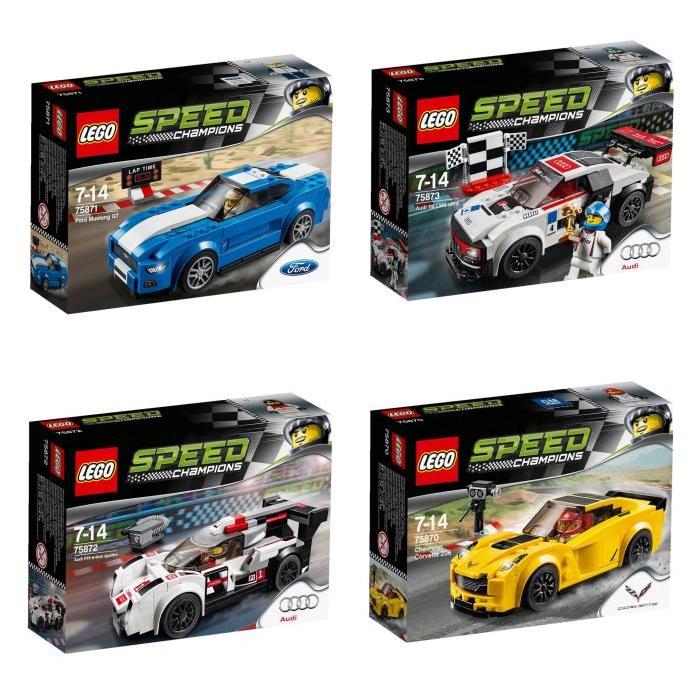LEGO Speed Champions : Audi + Ford + Chevrolet
