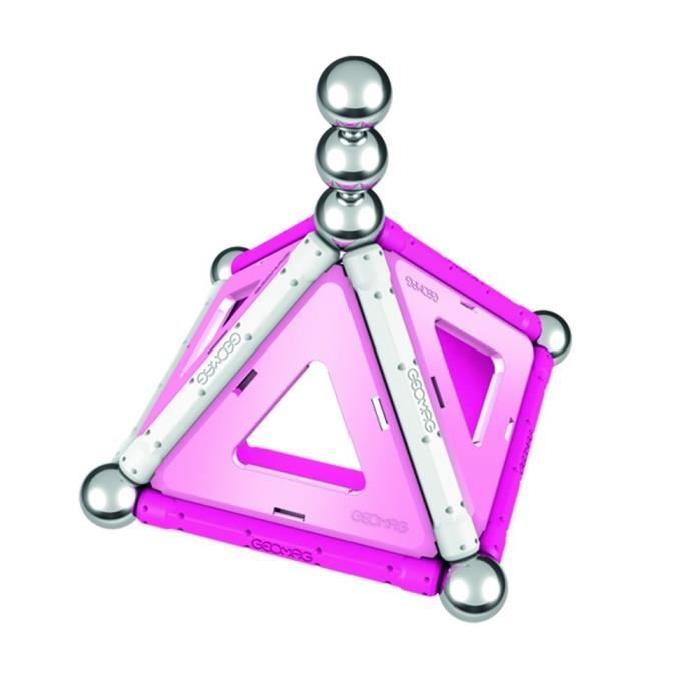 GEOMAG PINK Jeu de Construction Magnétique 22pcs