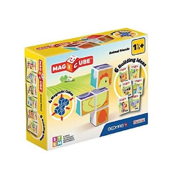 MAGICUBE Animaux Amis (4 Cubes)