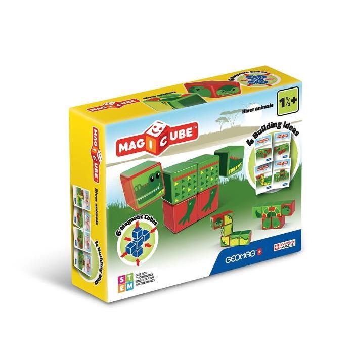 MAGICUBE Animaux de la Riviere (6 Cubes)