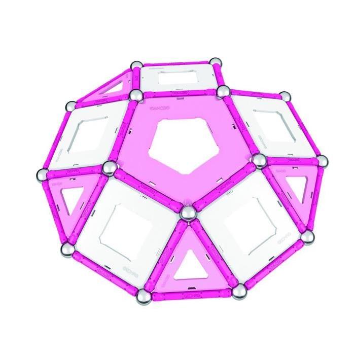 GEOMAG PINK Jeu de Construction Magnétique 68pcs