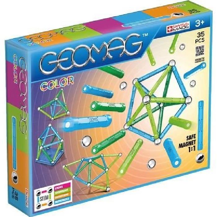 GEOMAG COLOR Jeu de Construction Magnétique 35 pcs