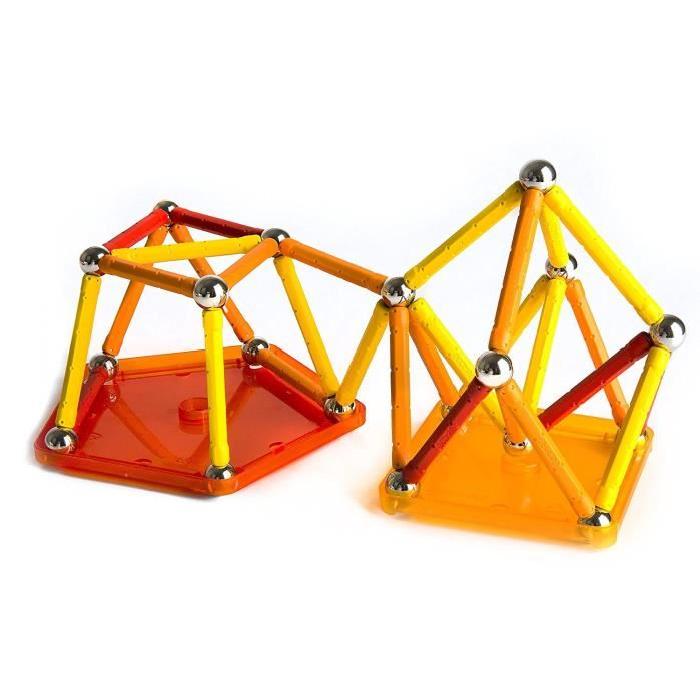 GEOMAG COLOR Jeu de Construction Magnétique 64 pcs