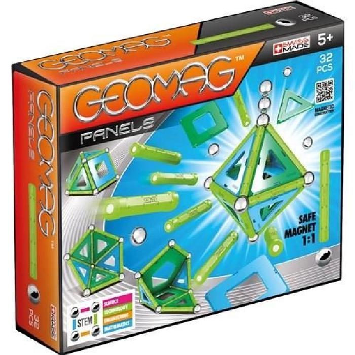 GEOMAG PANELS Jeu de Construction Magnétique 32pcs