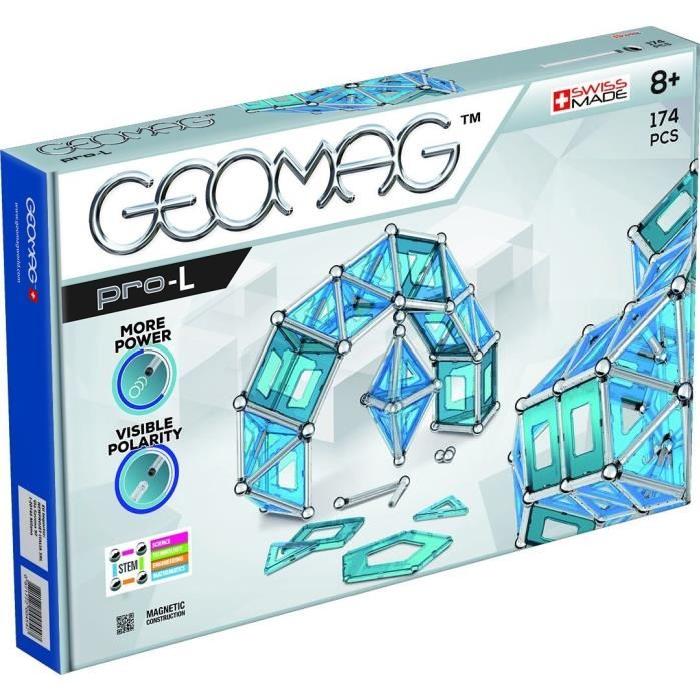 GEOMAG PRO L Jeu de Construction Magnétique 174 pcs