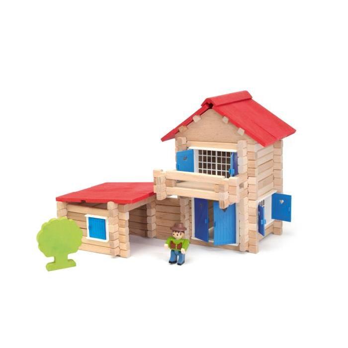 JEUJURA La Maison En Bois - 140 Pieces