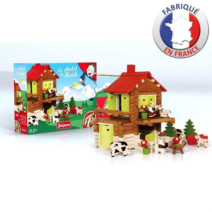 JEUJURA - Le Chalet de Heidi en bois 175 pieces