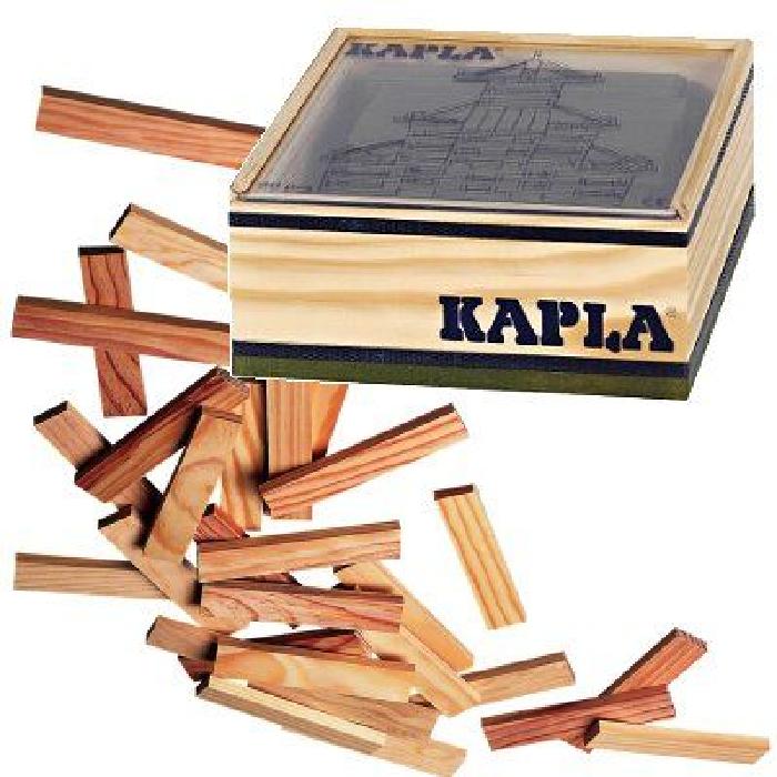 KAPLA Coffret Bois 40 Planchettes - Vert