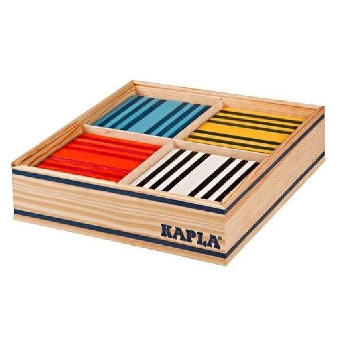 KAPLA Pack 100 Planchettes - 8 Couleurs