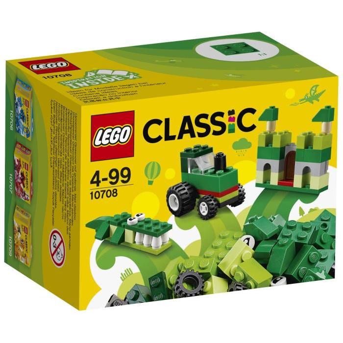 LEGO Classic 10708 Boîte de Construction verte