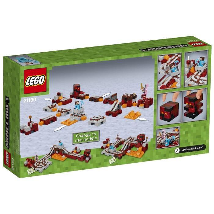 LEGO Minecraft 21130 Les Rails du Nether