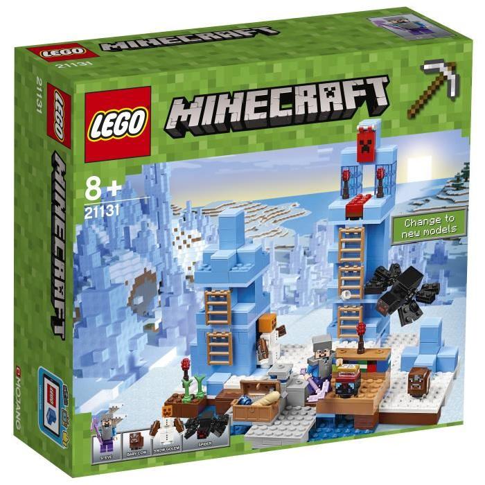 LEGO Minecraft 21131 Les Pics de Glace