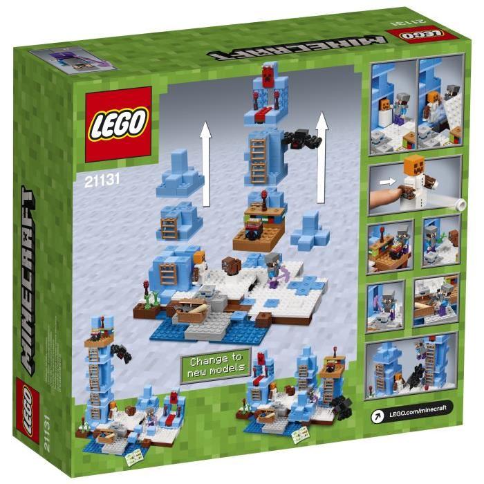 LEGO Minecraft 21131 Les Pics de Glace