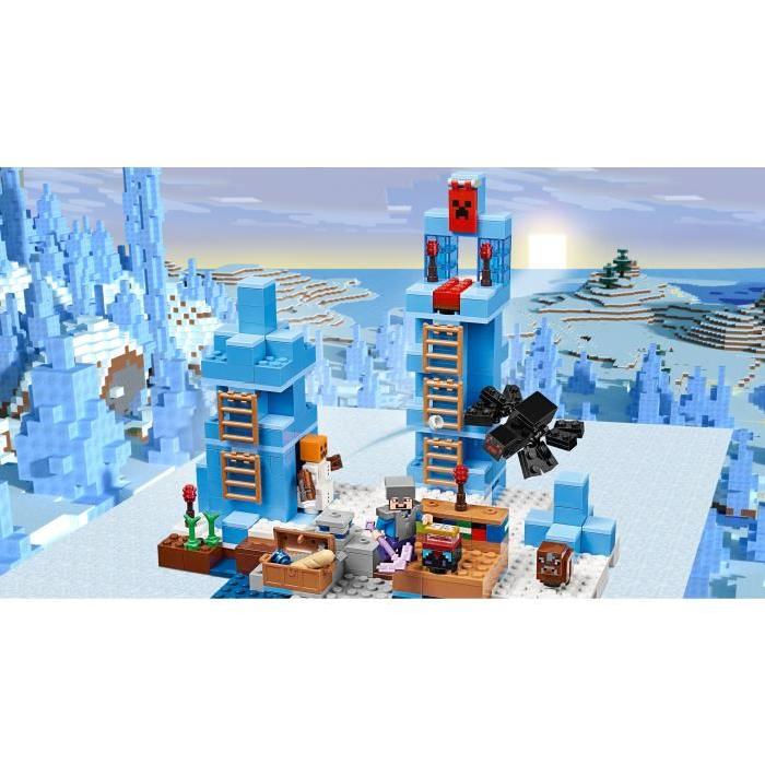 LEGO Minecraft 21131 Les Pics de Glace