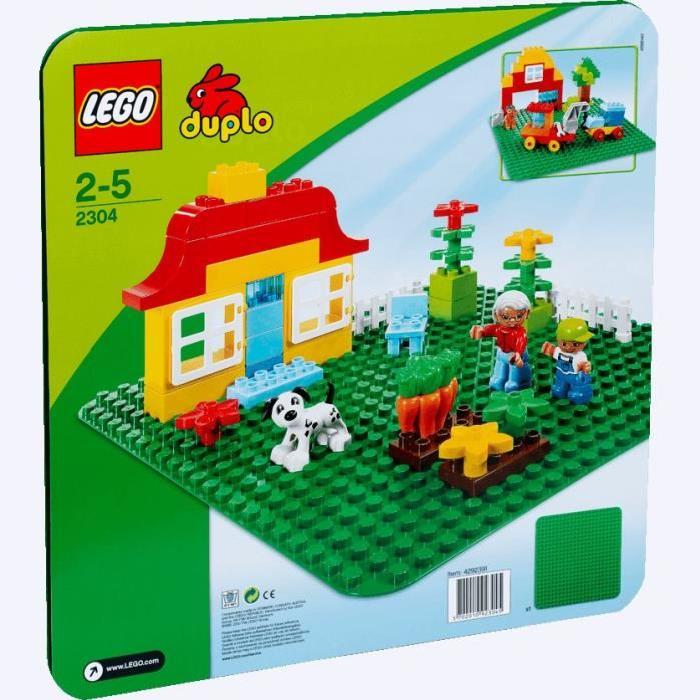 LEGO DUPLO 2304 La Grande Plaque de Base Verte