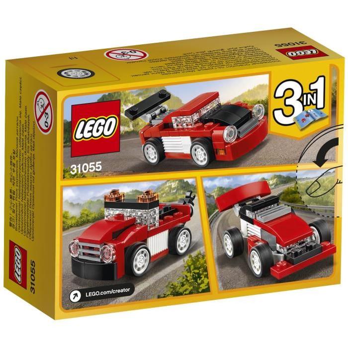 LEGO Creator 31055 Le Bolide rouge