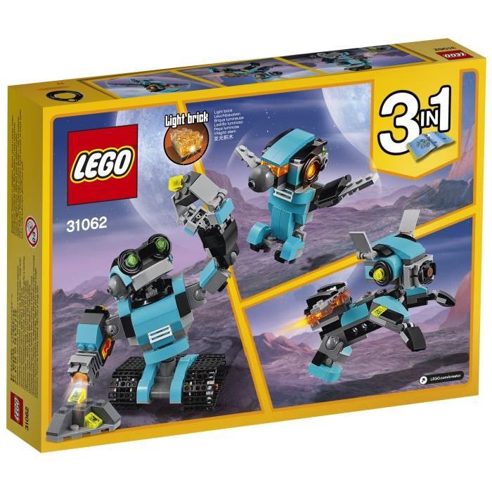 LEGO Creator 31062 Le Robot explorateur