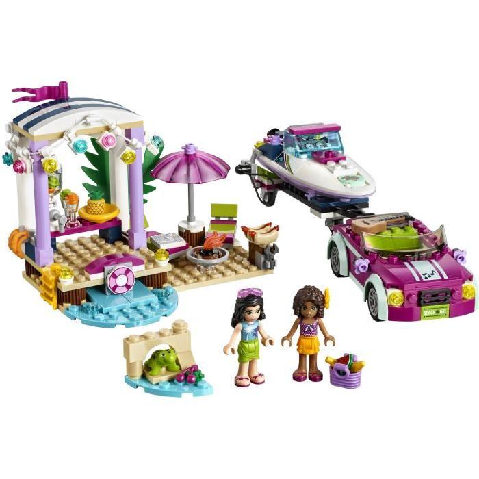 LEGO Friends 41316 Le Transporteur Hors-Bord d'Andrea