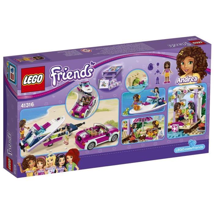 LEGO Friends 41316 Le Transporteur Hors-Bord d'Andrea