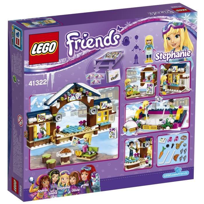 LEGO Friends 41322 La Patinoire de la Station de Ski