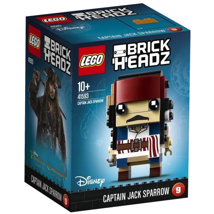 LEGO BrickHeadz 41593 Capitaine Jack Sparrow