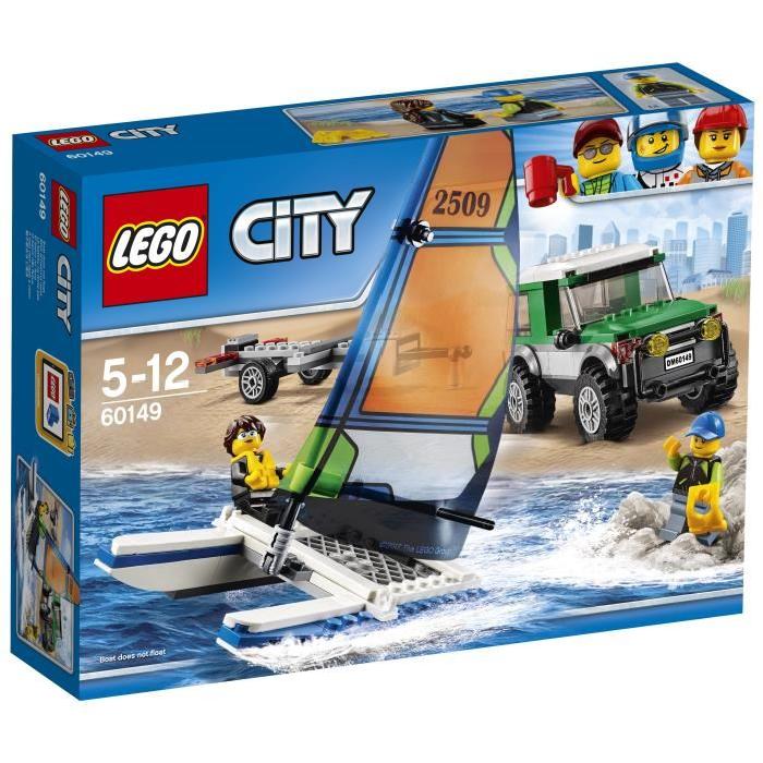 LEGO City 60149 Le 4x4 avec Catamaran