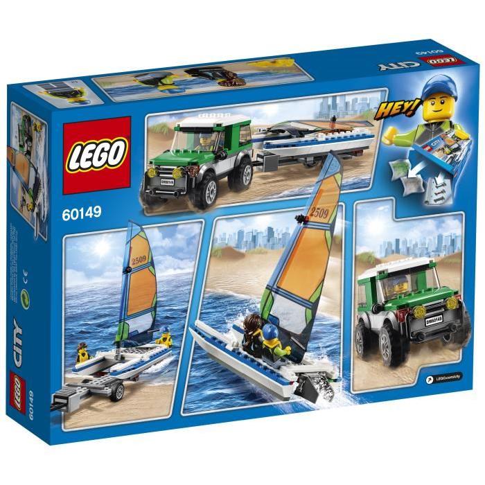 LEGO City 60149 Le 4x4 avec Catamaran